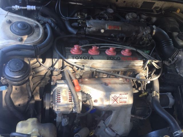 1988 White Toyota Celica Coupe