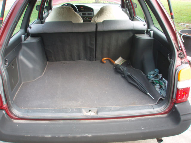 1988 Burgandy Toyota Corolla Wagon