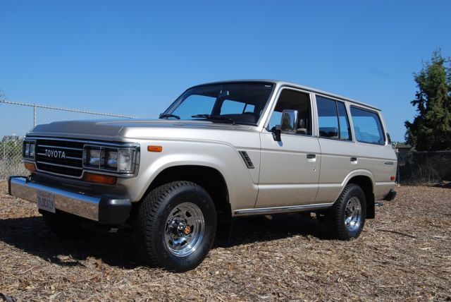 1988 Tan Toyota Land Cruiser