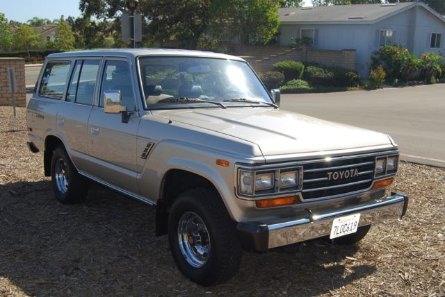 1988 Tan Toyota Land Cruiser