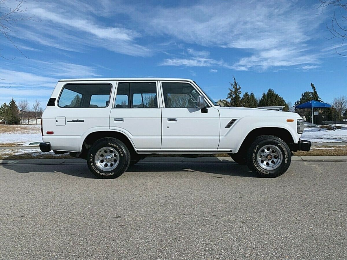 1988 White Toyota Land Cruiser SUV