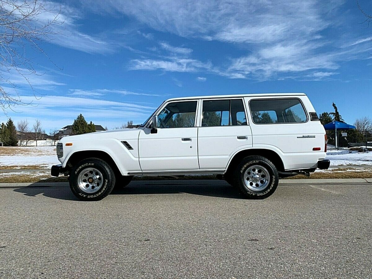 1988 White Toyota Land Cruiser SUV