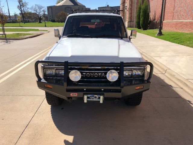 1988 White Toyota Land Cruiser SUV