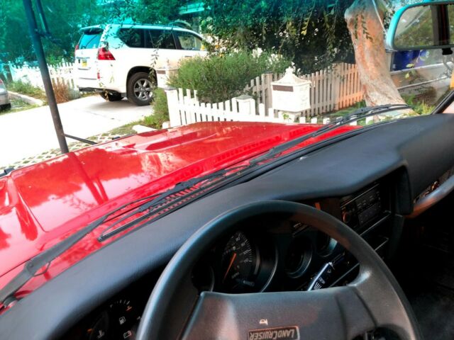 1988 Red Toyota Land Cruiser SUV