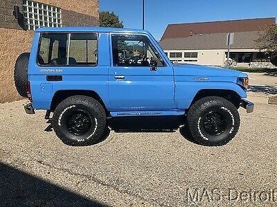 1988 Blue Toyota Land Cruiser SUV
