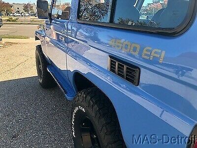 1988 Blue Toyota Land Cruiser SUV