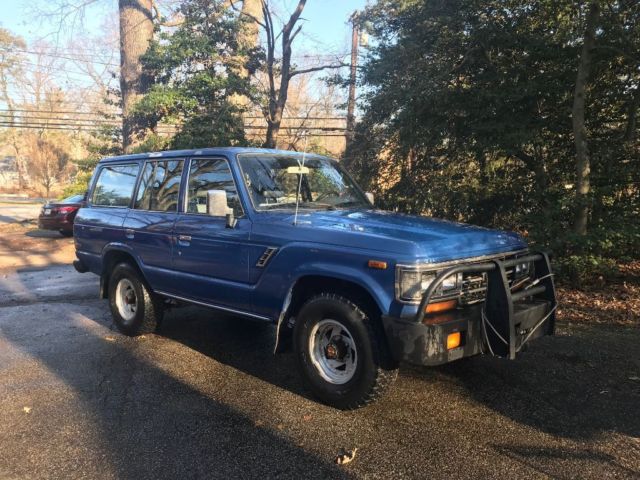 1988 Blue Toyota Land Cruiser SUV