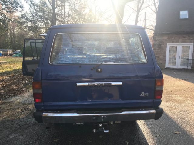 1988 Blue Toyota Land Cruiser SUV