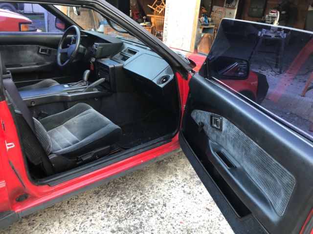 1988 Red Toyota MR2 Coupe