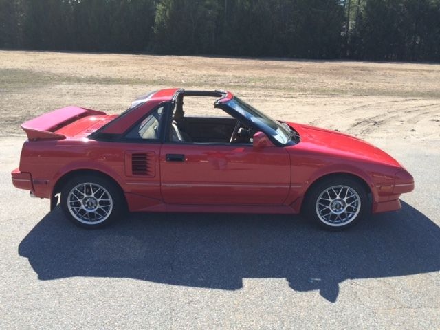 1988 Red Toyota MR2 Coupe
