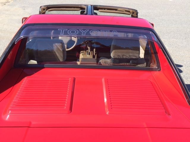 1988 Red Toyota MR2 Coupe