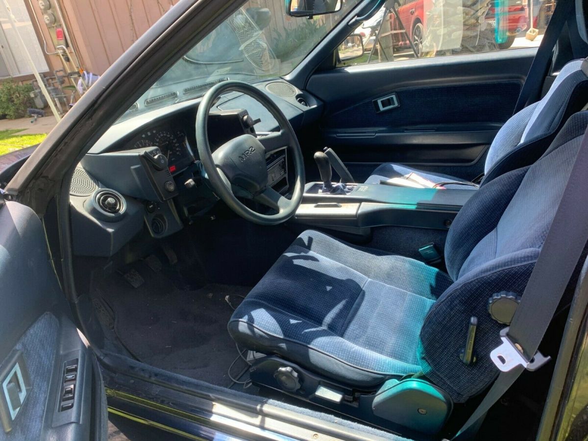 1988 Blue Toyota MR2 Coupe
