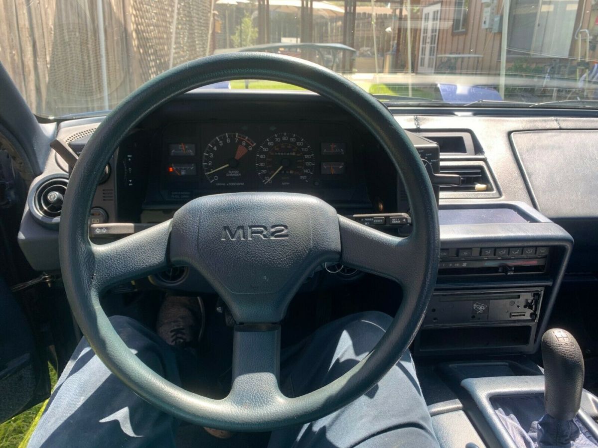 1988 Blue Toyota MR2 Coupe