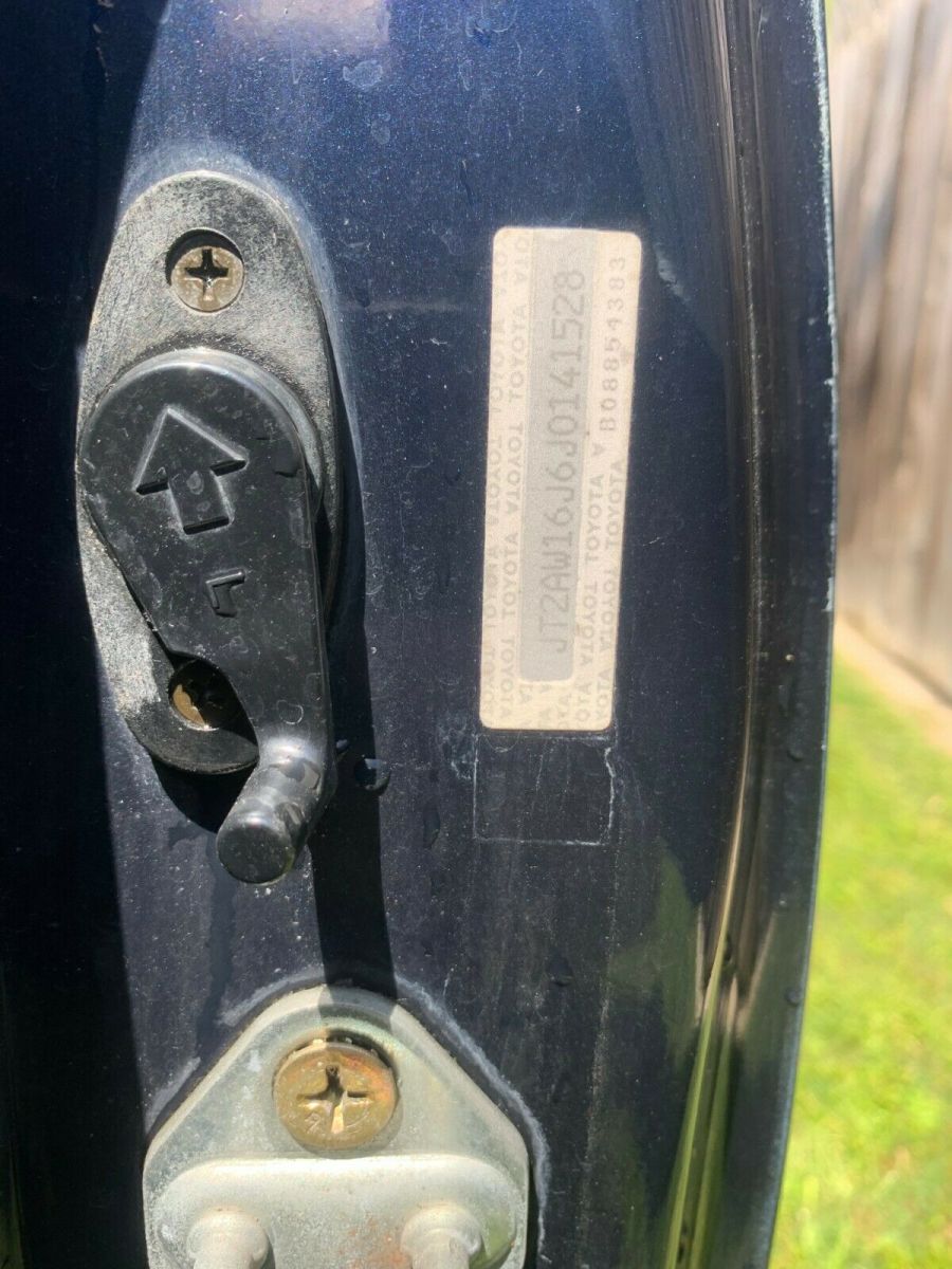 1988 Blue Toyota MR2 Coupe