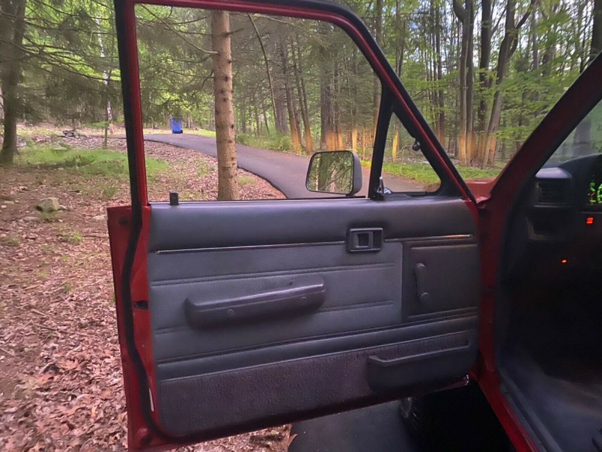1988 Red Toyota Pickup Extended Cab Pickup