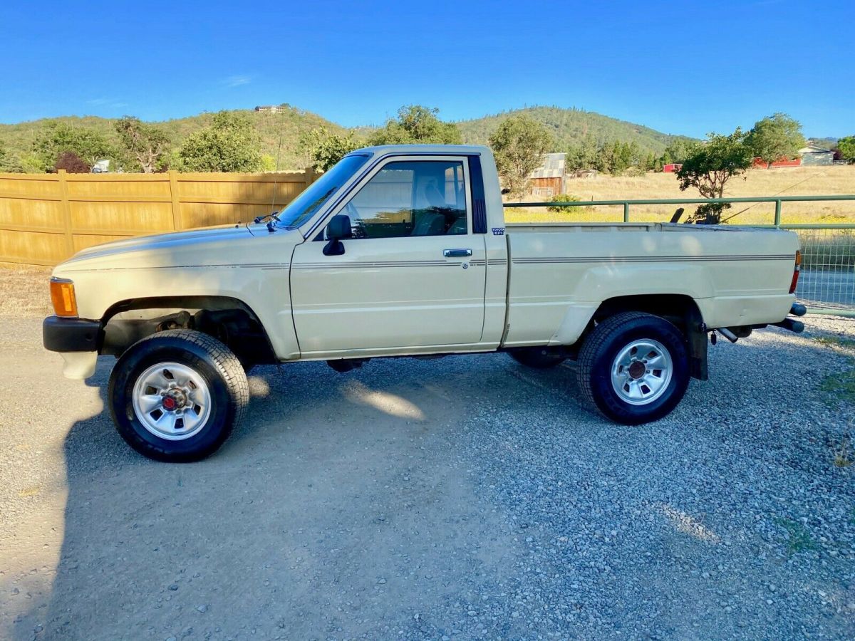 1988 Tan Toyota Pickup Standard Cab Pickup