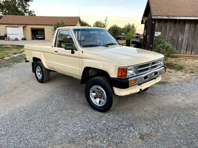 1988 Tan Toyota Pickup Standard Cab Pickup