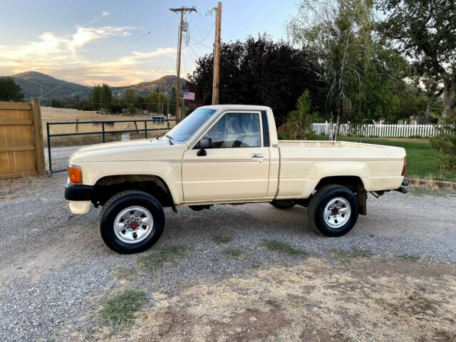 1988 Tan Toyota Pickup Standard Cab Pickup