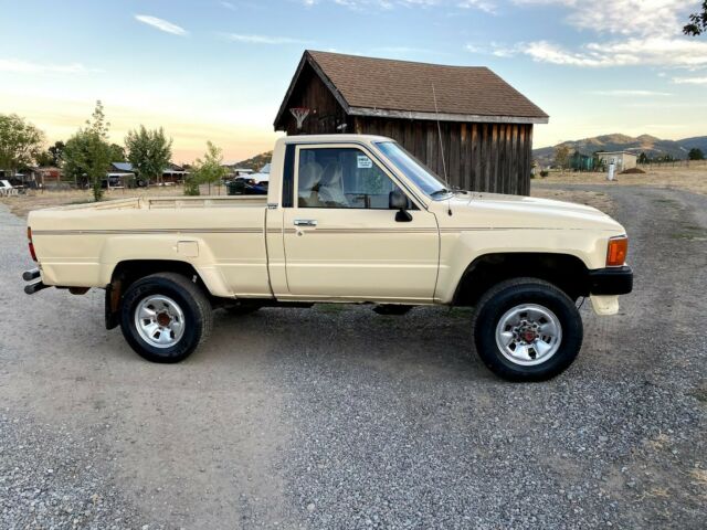 1988 Tan Toyota Pickup Standard Cab Pickup