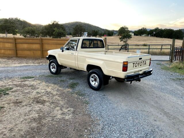 1988 Tan Toyota Pickup Standard Cab Pickup