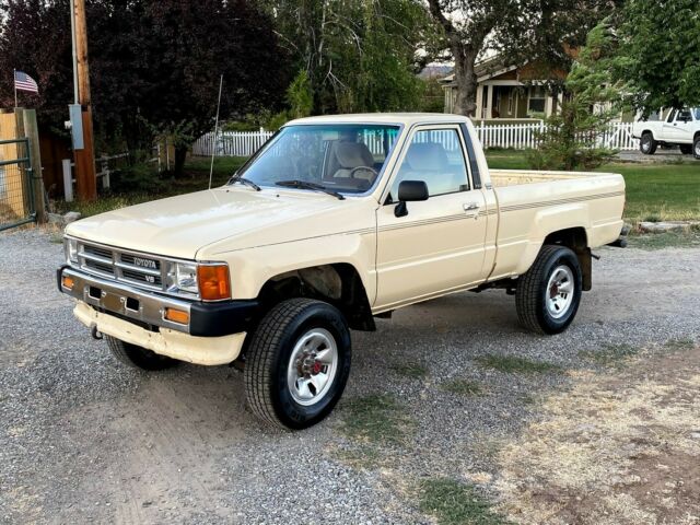 1988 Tan Toyota Pickup Standard Cab Pickup