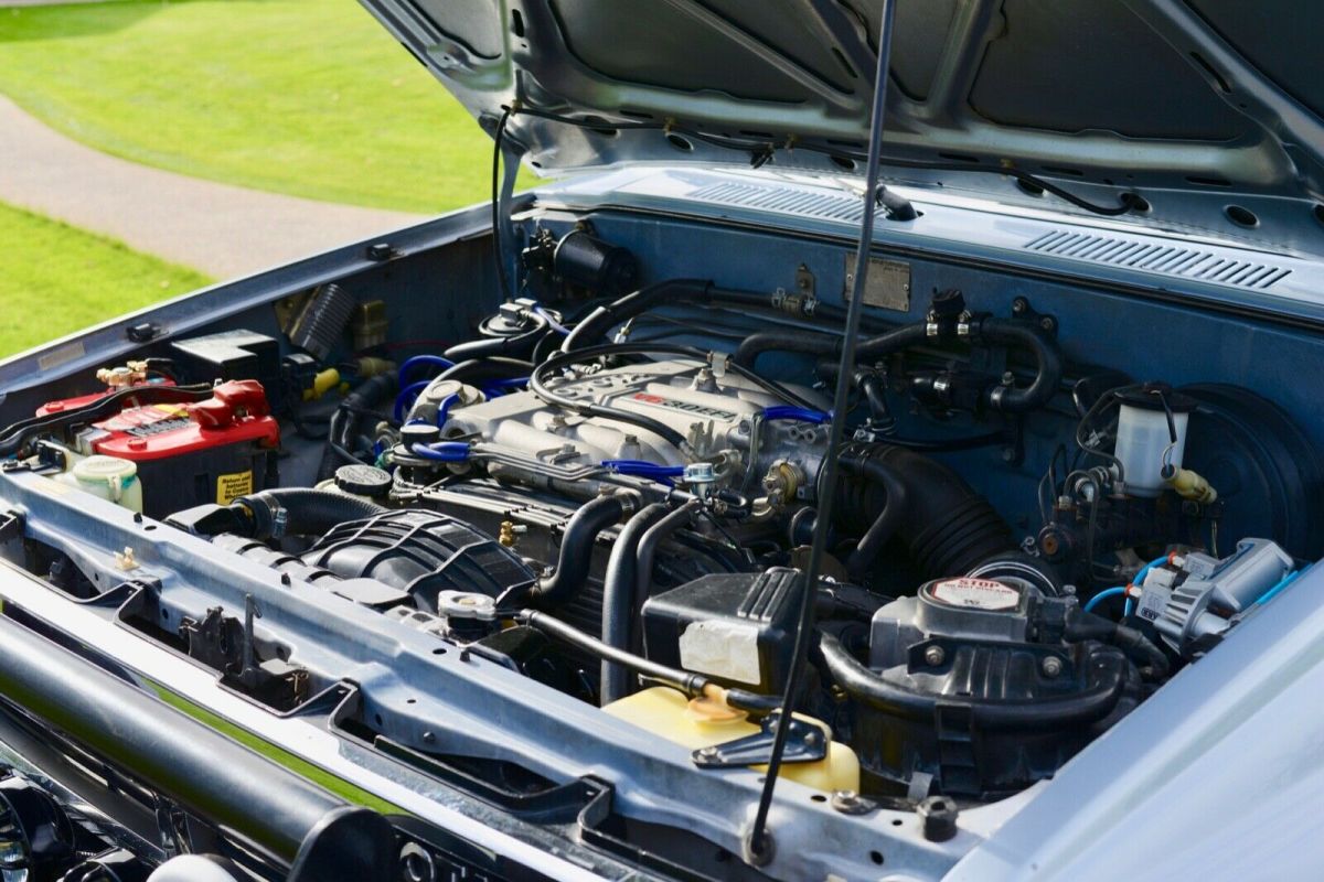 1988 Light Blue Toyota Pickup Extended Cab Pickup