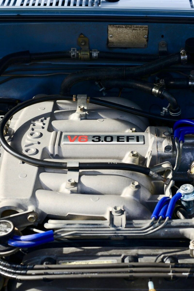 1988 Light Blue Toyota Pickup Extended Cab Pickup