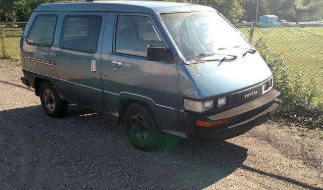 1988 Blue Toyota Other Van Camper