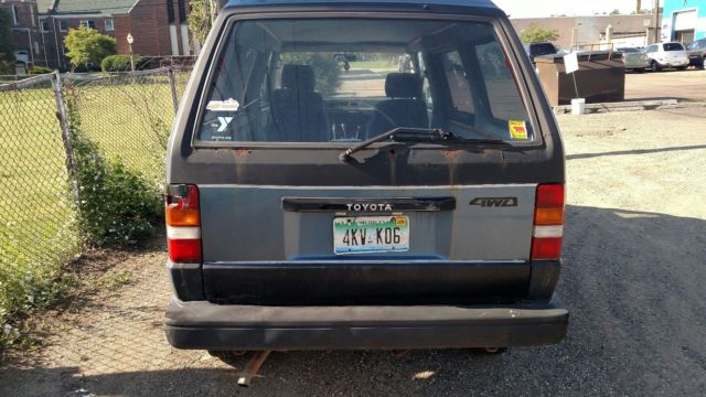 1988 Blue Toyota Other Van Camper
