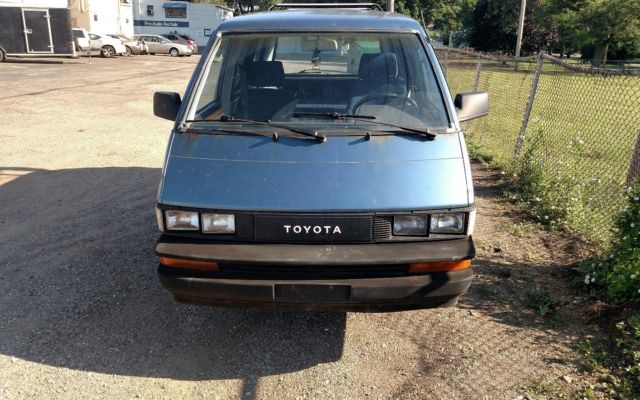 1988 Blue Toyota Other Van Camper