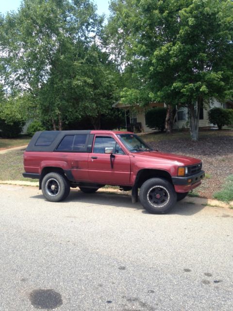 1988 Burgandy Toyota 4Runner