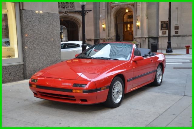 1988 Red Mazda RX-7 Convertible