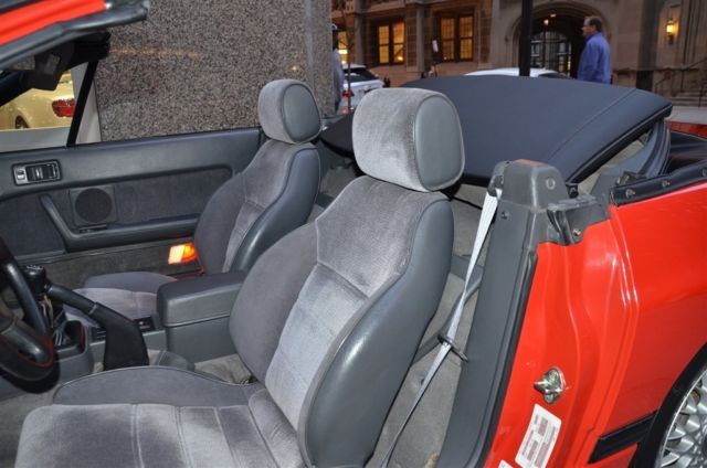 1988 Red Mazda RX-7 Convertible