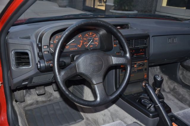 1988 Red Mazda RX-7 Convertible