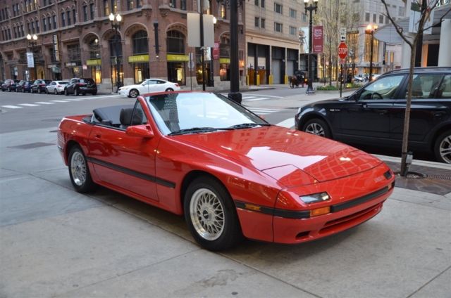 1988 Red Mazda RX-7 Convertible