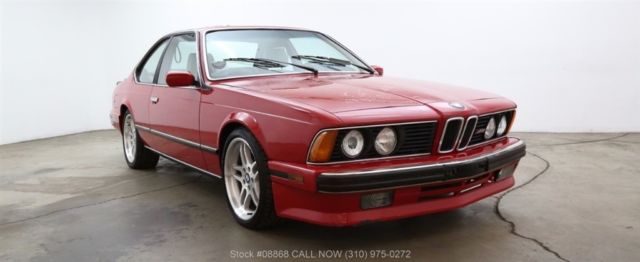 1988 Red BMW M6