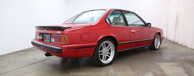 1988 Red BMW M6