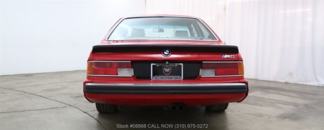 1988 Red BMW M6