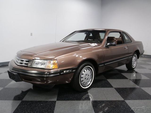 1988 Red Ford Thunderbird