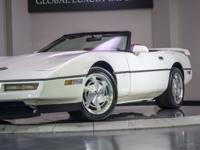 1988 White Chevrolet Corvette Convertible