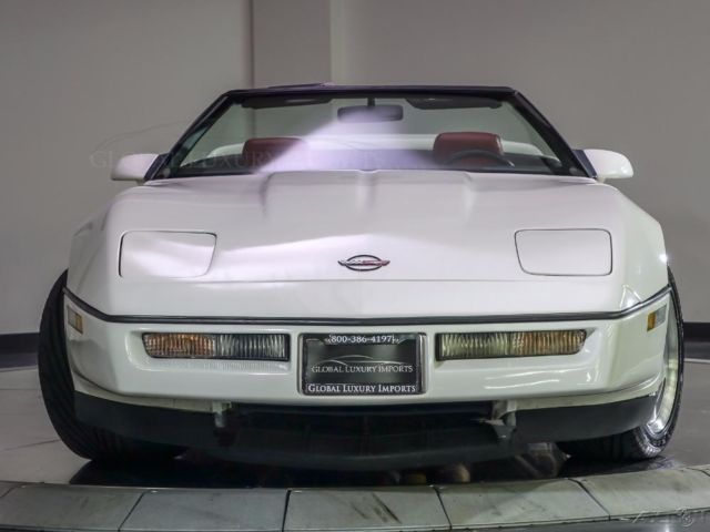 1988 White Chevrolet Corvette Convertible