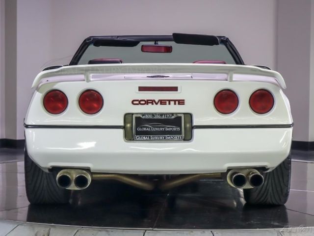 1988 White Chevrolet Corvette Convertible