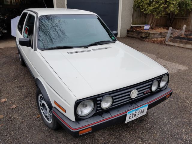 1988 white Volkswagen Other hatchback