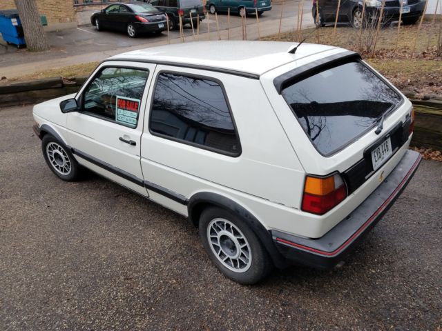 1988 white Volkswagen Other hatchback