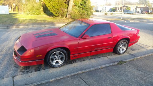 1988 Red Chevrolet Camaro Coupe
