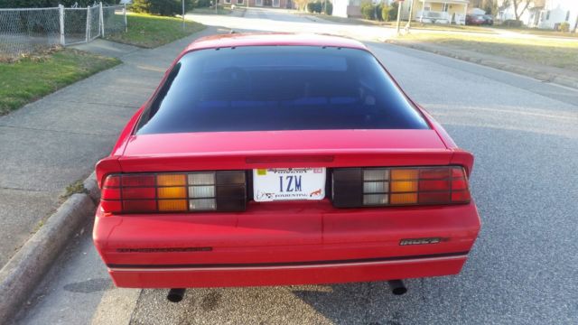 1988 Red Chevrolet Camaro Coupe