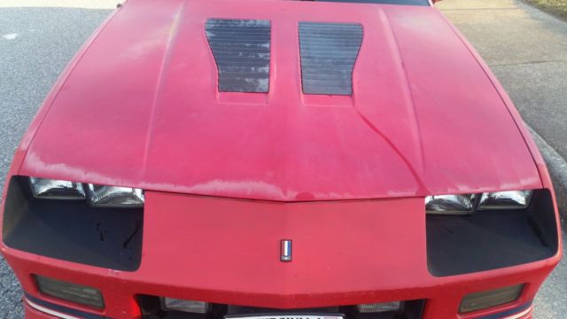 1988 Red Chevrolet Camaro Coupe