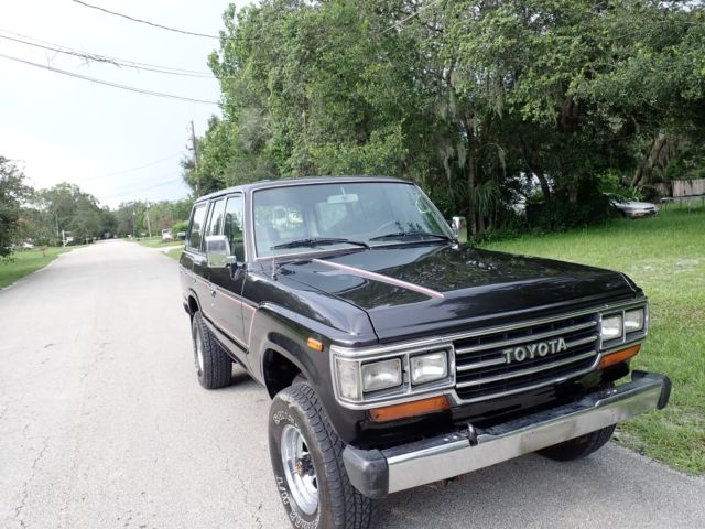 1988 Black Toyota Land Cruiser SUV