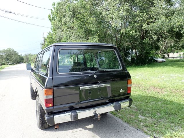 1988 Black Toyota Land Cruiser SUV