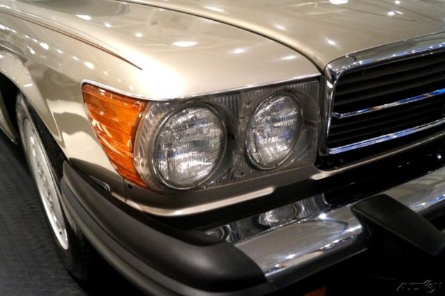 1989 Tan Mercedes-Benz 500-Series Convertible
